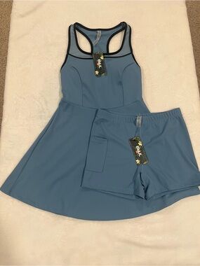NWT BMJL Exercise Tennis Dress and Shorts Set - Size Small